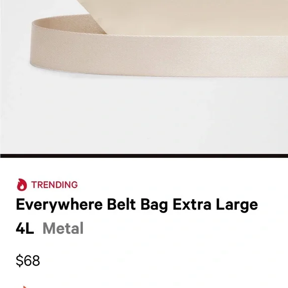 lululemon athletica Cream Crossbody Bag - Picture 3 of 3